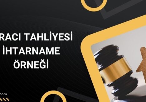 Kiracı Tahliyesi İhtarname Örneği