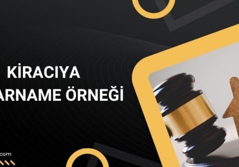 Kiracıya İhtarname Örneği