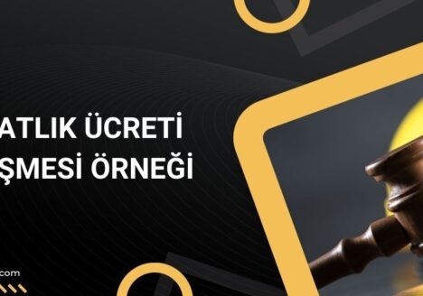 Avukatlık ücreti sözleşmesi örneği