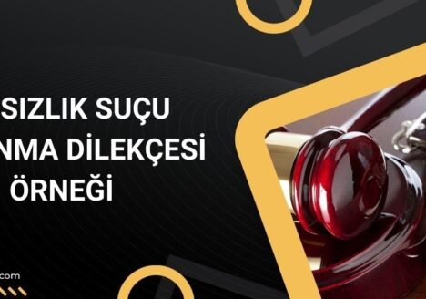 Hırsızlık suçu savunma dilekçesi örneği