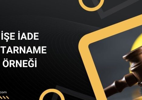 İşe iade ihtarname örneği