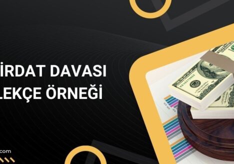 İstirdat davası dilekçe örneği