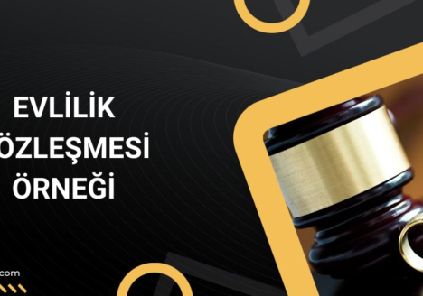 Evlilik sözleşmesi örneği