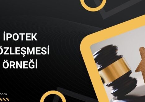 İpotek sözleşmesi örneği