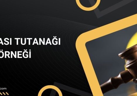 İş kazası tutanağı örneği